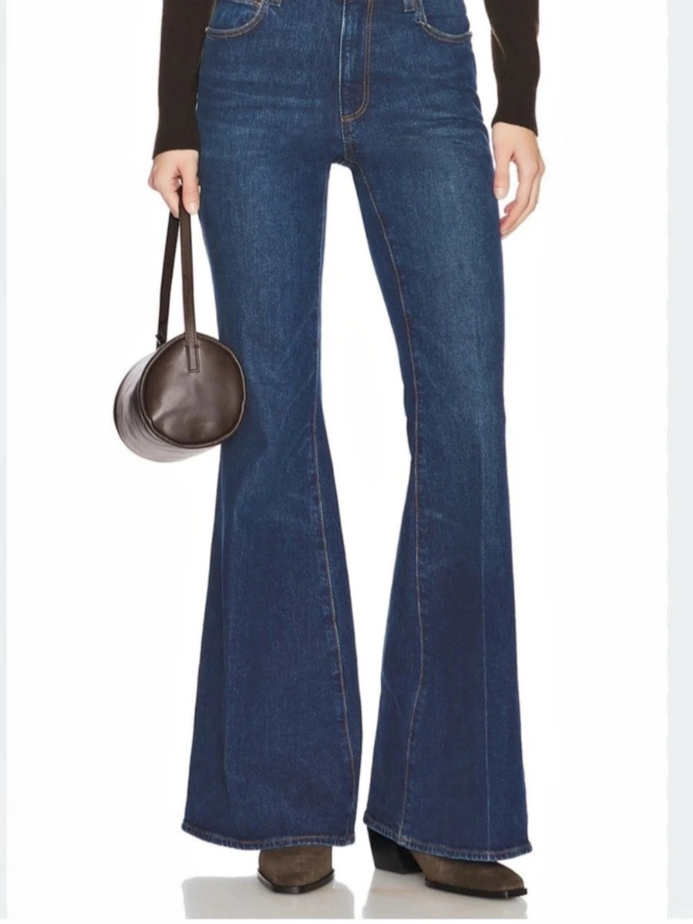 Paige Marlow High Rise Flare High Rise Flare Jeans in Blue, Waist 27 NWT